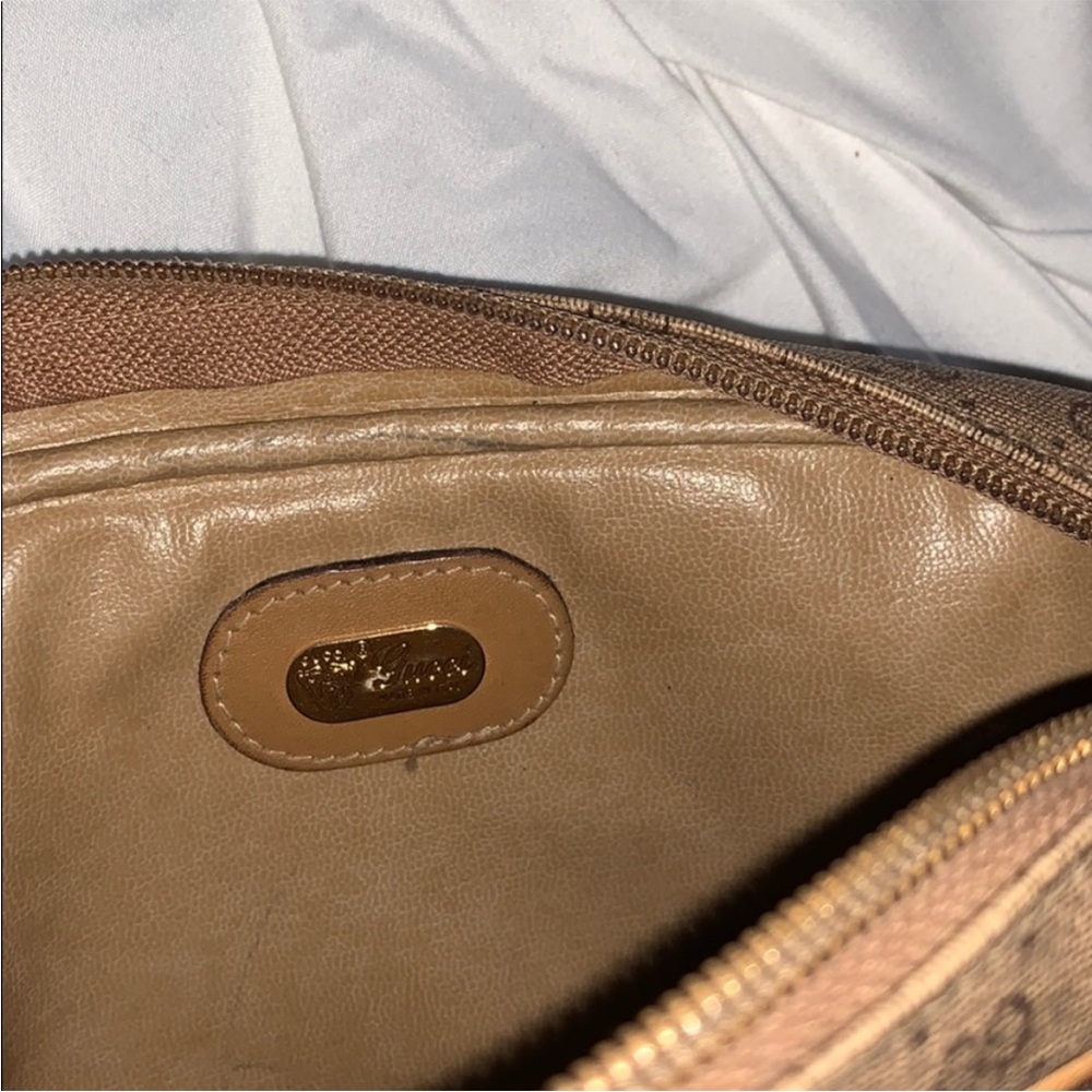 Gucci Purse 70’s Mini GG Monogram Shoulder Bag Crossbody Tan Authentic Vintage - Picture 10 of 17